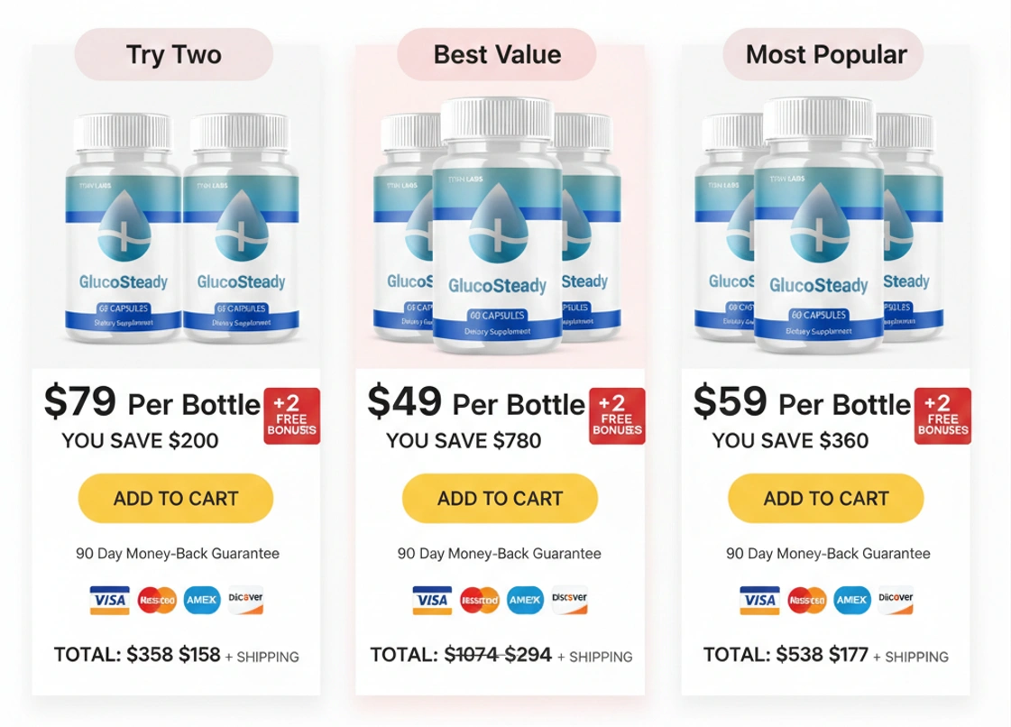 Gluco Steady Official Website Pricing and Special Deals Gluco Steady Official Price Packages and Discount Offers